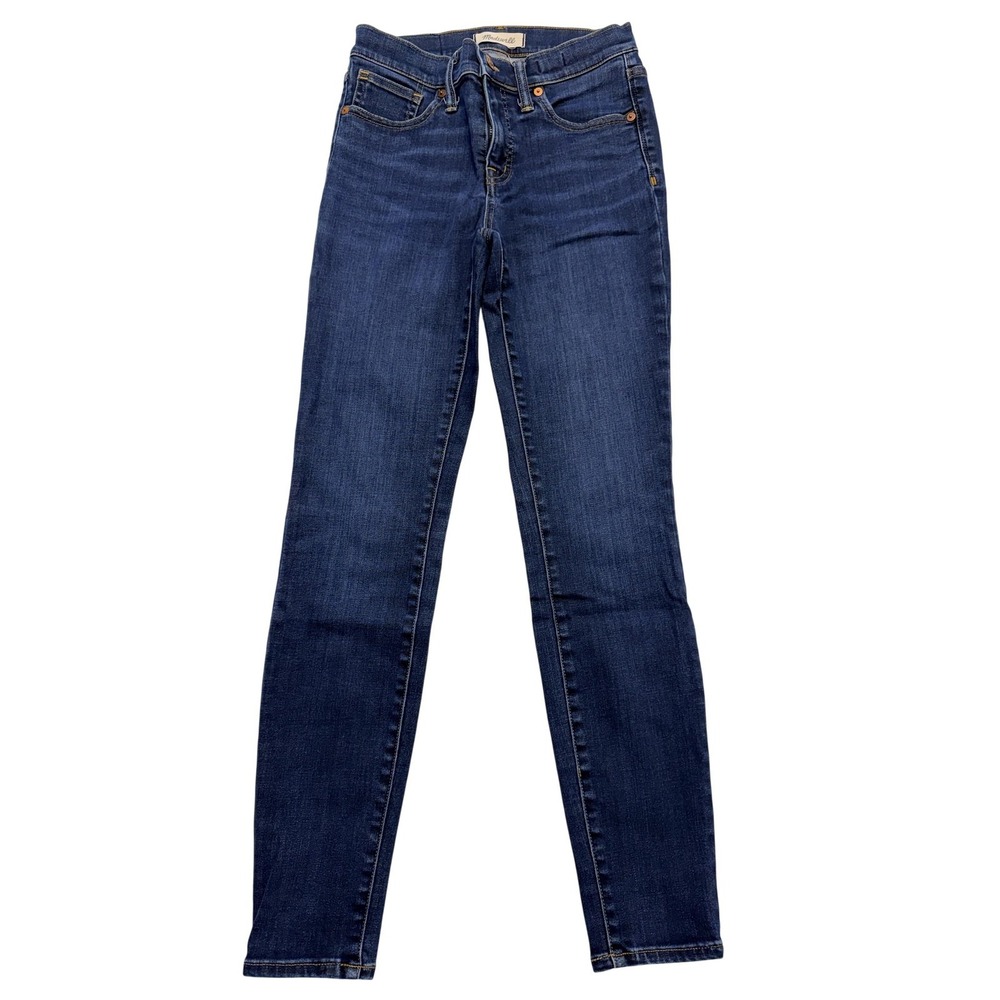 Madewell 9" High-Rise Skinny Jeans Womens 26 Blue Medium Wash 27x27 Stretch